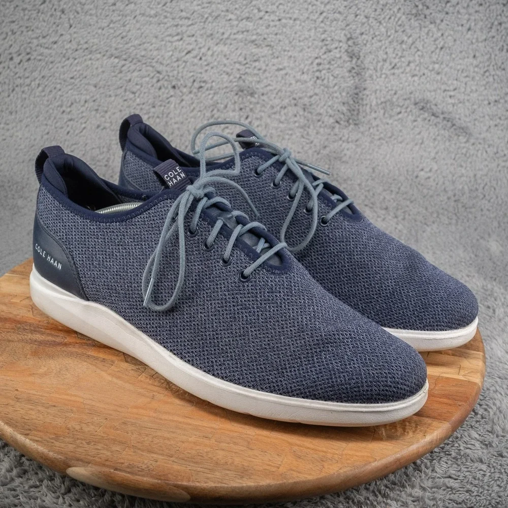 Cole‎ Haan Men's Grand Plus Essex Distance Knit Oxford Shoes Size 13 M